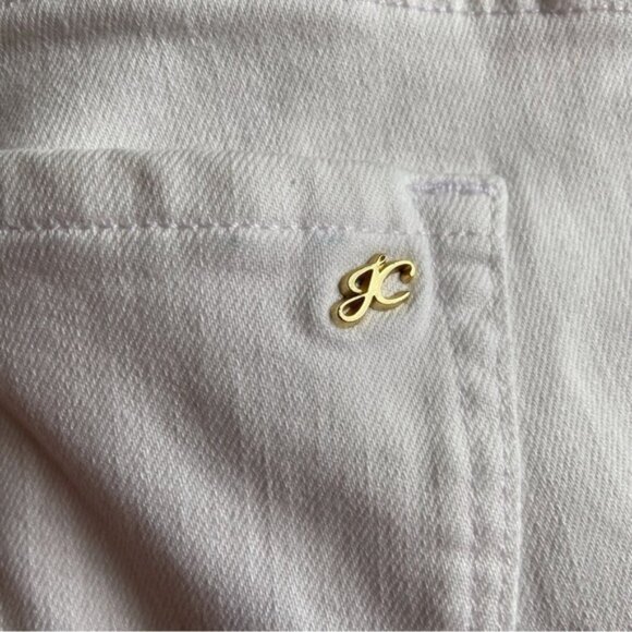 JUICY Couture white jeans medium rise skinny stretchy denim size 30 - Picture 14 of 14